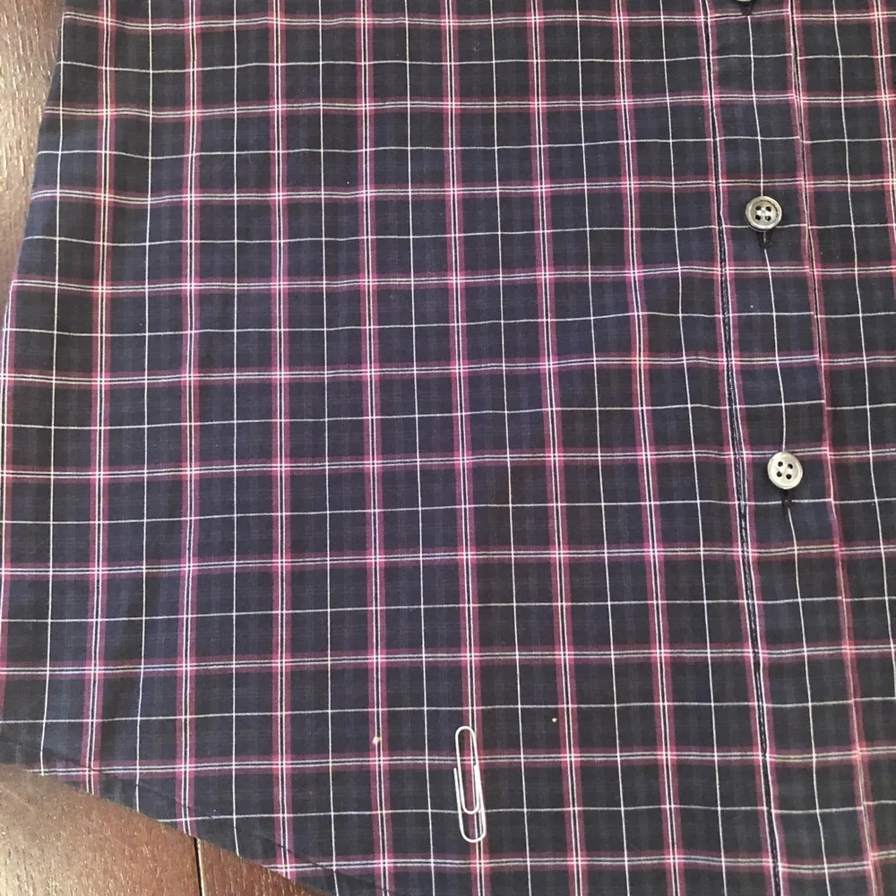 Theory Ruffle Button Up Shirt | Size Large - Picture 9 of 10